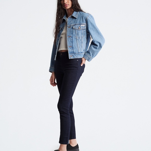 Calvin Klein Skinny Fit Mid Rise Repreve® Del Mar Ankle Jeans Size 16 - Picture 5 of 5